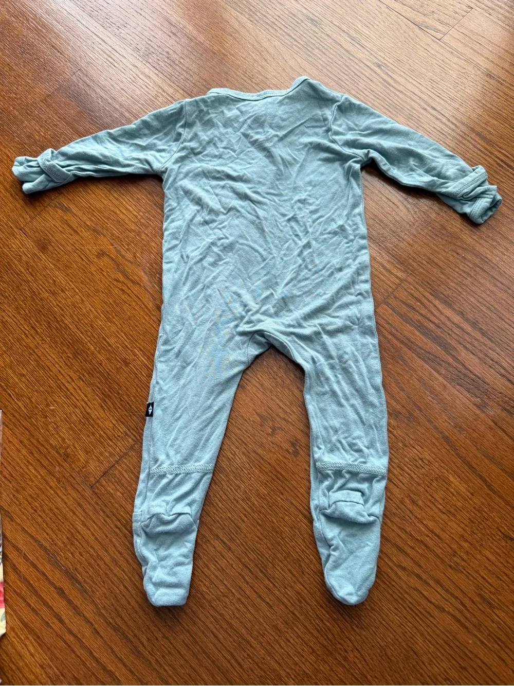 Kyte Baby Bamboo 2-Way Zipper Footie Sleeper - Sage 0-3M